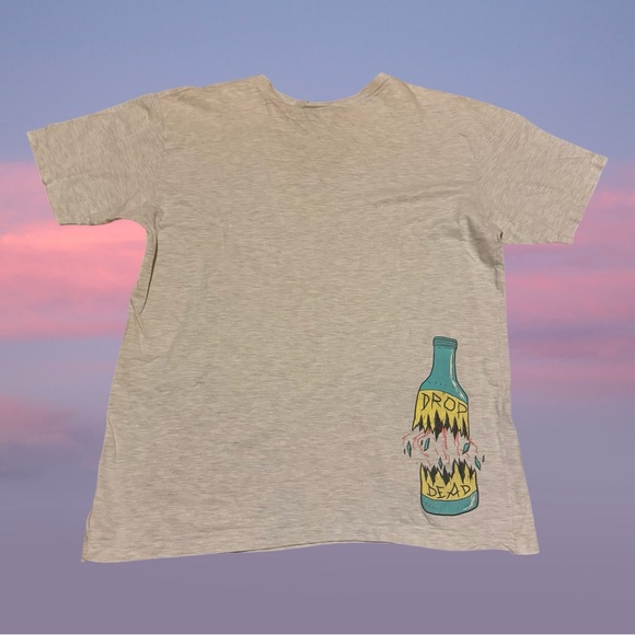 Drop Dead Clothing Wolf Bolt Thrower Shirt Metal Bring Me The Horizon Scene Emo - Picture 4 of 6